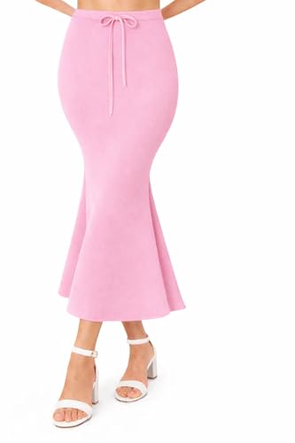 Image of Women's Seamless Cotton-Blend Saree Shapewear Petticoat - High-Waist Underskirt (S-XXL) - Fish-Cut, Breathable & Stretchable for Daily, Party