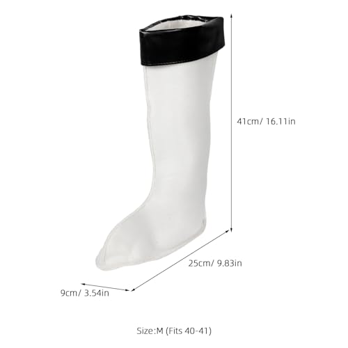 1 Pair Rain Boot Liner Socks Detachable High Tall Boot Socks Winter Boot Liners Men Women Warm Fleece Boot Socks2