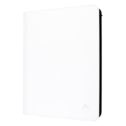 Image of 16 Pocket Binder, Fits 1344 Trading Cards - Side Loading Ringless Album for TCG & Sports Cards - White