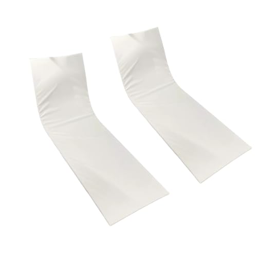 Colchão Almofada Espreguiçadeira Piscina Branco Impermeável 2un