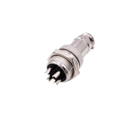 Conector de aviación fijo GX16-4P de 4 pines con socket miniatura 1