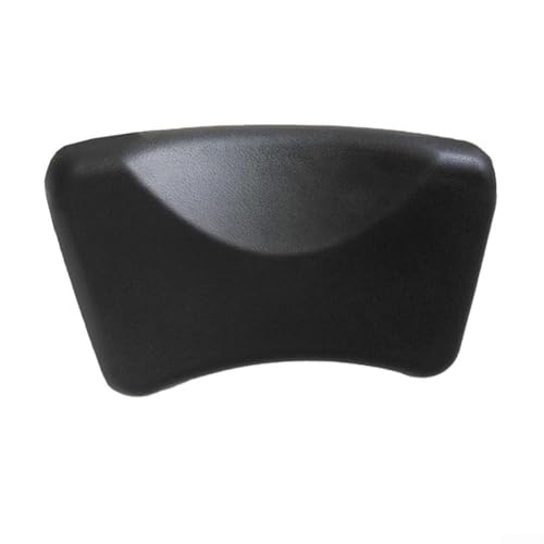 Honseadek Almohada de bañera de poliuretano repelente al agua suave para el cuello y la espalda con ventosas antideslizantes para baño de spa de espuma adaptada, se adapta a formas de bañera más