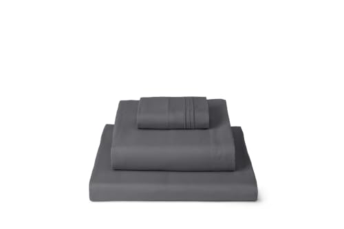 Mellanni Iconic 3-Piece, Ultra Soft Sheet Set (Twin XL, Gray)