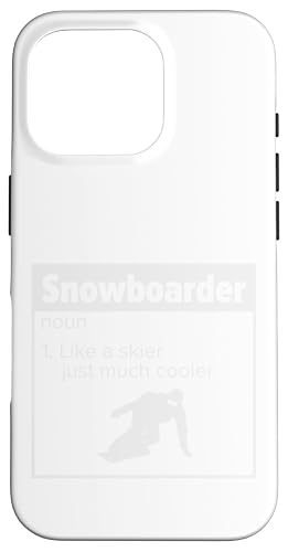 Snowboarder Like Skier But Much Cooler | �X�m�[�{�[�h �X�}�z�P�[�X iPhone 16 Pro �p
