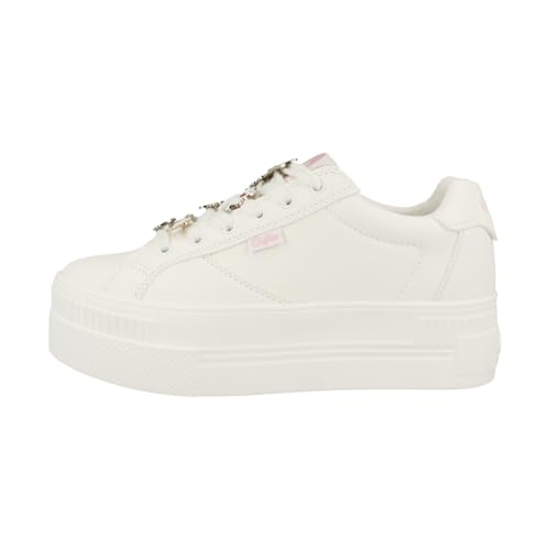 Buffalo Damen Sneaker Low Paired Charms 2.0 Weiss 41