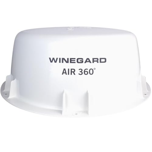 Antena Winegard A3-2000 Air 360 blanca para ver la televisión en su caravana 2
