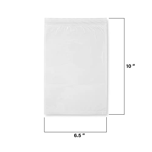 Clear Plastic Side Loading Blank Envelope Pouch For Packing List,Return Label - Documents Keeps Paper Safe While Shipping Size 6 ½ Inches X 10 Inches By Mt Products (100 Pieces) #TOP2