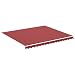 vidaXL Tessuto di Ricambio per Tenda da Sole Rosso Borgogna 4x3,5 m