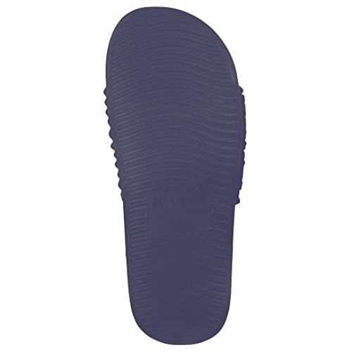 Nautica Chinelos de banho masculino atlético Slide confortável sandália de chuveiro, Navy Loch, 9