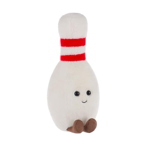 Apricot Lamb Happy Bowling Stuffed Animals for Kids, Soft Cute Plush Toys for Baby Girl and Boy, Fluffy Happy Bowling 9.5 Inches