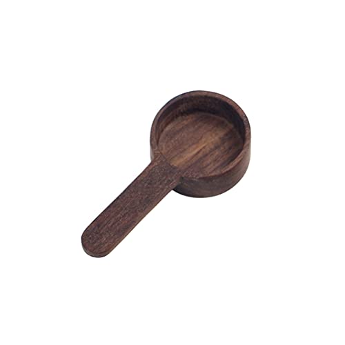 Janjunsi Medida Cuchara Café Cuchara Café Madera - Cuchara Medidora de Madera para Café en Grano, Polvo o Té (Mango Corto 8G) Cover