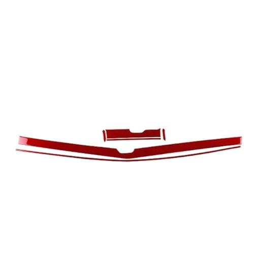 Fibre de carbone pour Kia Sportage 2022-2025, habillage de tableau de bord RHD rouge luxe