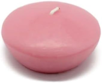 CFZ-048-12 3 in. Floating Candles Pink - 144 Piece