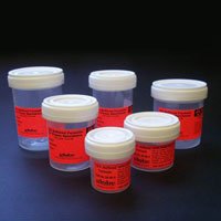 Globe Scientific Tite-Rite 6525FL Polypropylene 10% Neutral Buffered Formalin Pre-Filled Container with Polyethylene Cap, 120ml Capacity (Case of 100)