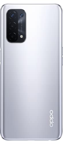 OPPO-A74-5G-Pantalla-649-FHD-90Hz-6-GB-RAM-128-GB-Almacenamiento-Qualcomm-Snapdragon-480-5G-Cuadruple-camara-48822-MP-5000-mAh-con-Carga-rapida-de-18-W-Plata-Version-ESPT