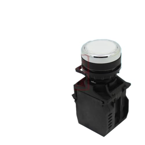 zatagen 1pc A22-RLT-WS/K10/FR with Incandescent Bulb Flat Head Reset Button