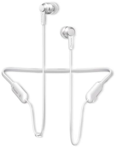 Image of Pioneer SE-C7BT Wireless Bluetooth in Ear Neckband Earphone with Mic (Alpine White)