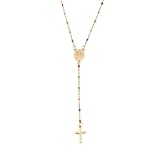 LXGGUC Accesorios niñas 925 Pendientes pequeños Plata esterlina, Cadena Cable Enlace religioso Lateral, Delicado para Mujeres, obsequio cumpleaños de Collar Cruzado