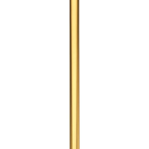 Image of Progress Lighting Ceiling Light or Fan Stem Extension Kit, Two 12 inch and Two 15 inch Stems, 54 inch Total Length, 1 /2 inch Diameter, Hanging Light Fixture & Ceiling Fan Downrod Extension, Natural Brass (P8601-137)