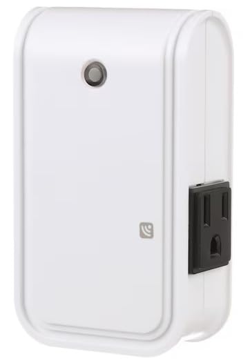 Miniatura 4 de (caja de 4) Eaton Wiring Z-Wave Plus Módulo de enchufe inalámbrico de encendidoapagado, blanco, 2 tomas, 125 V, enchufe inteligente para interiores