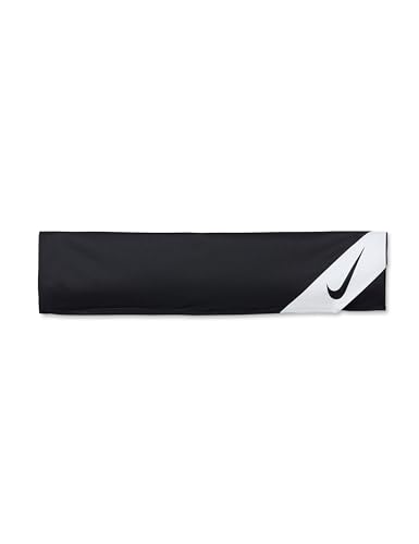 Nike Unisexe Cooling Small 92 x 46 cm Serviette de Sport Black/White S