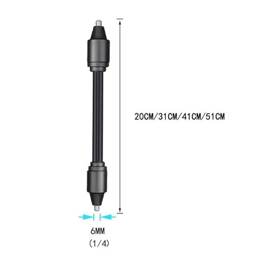Image of Duty Aluminum Extension Rod 1 / 4inch Screw for Video Camera Studio Lighting Equipment Accessories Adjustable Length Light Stand Adapter