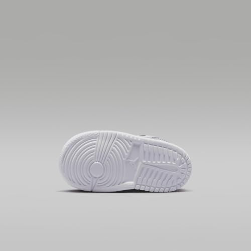 Jordan 1 Low Alt SE Baby/Toddler Shoes (FN9771-018, Football Grey/Pine Green/White/University Red) Size 22