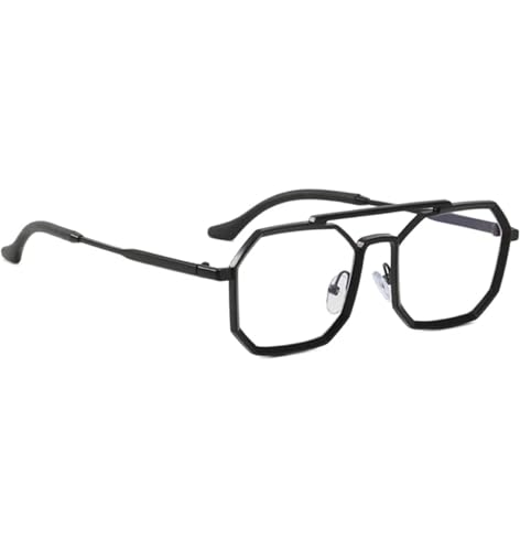 Image of IFLASH Vintage UV Protection Retro Square Metal Body Sunglasses For Men & Women