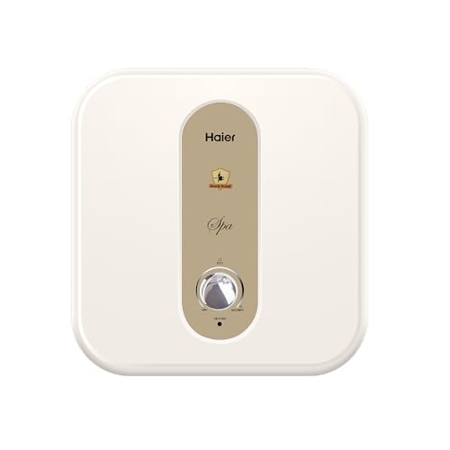 Haier S1 15 Litre Storage Water Heater (Geyser) with Pipe Free Installation, Shock Proof, Single Weld Glasslined Tank, 8 Safety Levels, ABS Body, IPX4, 4 Star Rated, 8 Bar Suitable High Rise Buildings Haier S1 15 Litre Storage Water Heater (Geyser) with Pipe Free Installation, Shock Proof, Single Weld Glasslined Tank, 8 Safety Levels, ABS Body, IPX4, 4 Star Rated, 8 Bar Suitable High Rise Buildings