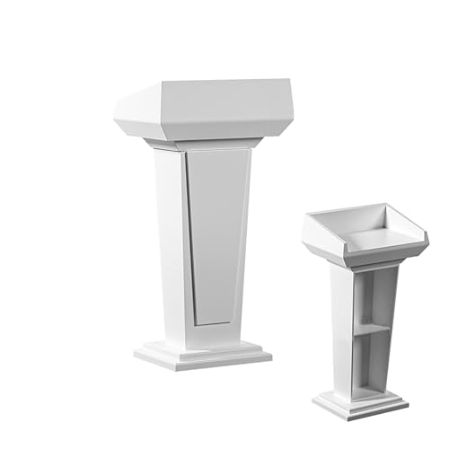 Podio de iglesia para conferencias, conferencias y aulas. Diseño de altura ajustable, ideal para culto y eventos. Soporte de predicador de iglesia