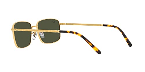 Ray-Ban Unisex RB3717 Rectangular Sunglasses, Legend Gold/Green, 57 mm - image 5