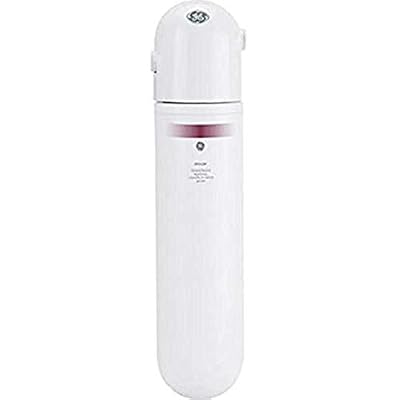 GE Under Sink Water Filter System for Kitchen & Bath | Water Filtration System Reduces Impurities| GXULQ, 4.60 x 8.50 x 14.50 inches,White