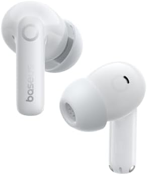 Baseus Bass BP1 Pro Noise Cancelling Wireless Earbuds, Real-Time Adaptive Noise Cancelling, Adaptive Active EQ, LDAC Hi-Res Sound, 6-Mic AI Clear Calls, 55H Playtime, IP55 Waterproof, Bluetooth 6.0