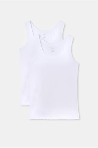 Dagi Erkek D1010 2'li Atlet, Pamuklu, Beyaz, M