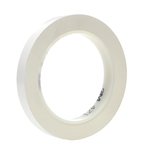 Image of 3M Vinyl Tape 471 White, 1 /2 inch x 36 yd., 1 Roll, White Floor Tape, Paint Alternative for Floor Marking, Social Distancing, Color Coding, Safety Marking