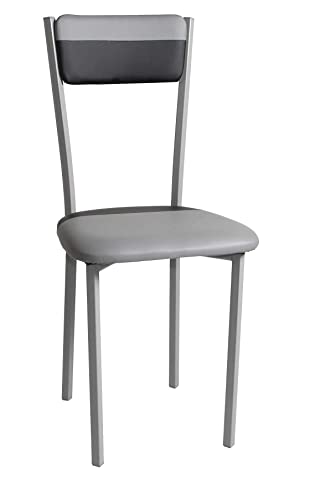 Sillas Cocina Pack de 2 Gris Marca Miroytengo