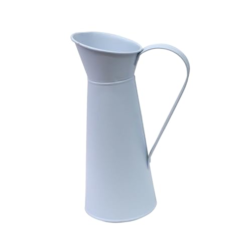 CORHAD 1pc Mini Iron Pitcher Watering Can Creative Desktop Flower Arrangement Kettle Multifunctional Pot for Dried Flowers Office Home Decor Random Color