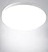 Plafonnier LED 36W 3600LM Lampes de Plafond Rond Ultra-mince LED Lampe Imperméable IP54 Luminaire Intérieur Parfait pour Salon Chambre Cuisine salle de bain Balcon Couloir 6500K blanc froid Ø23cm