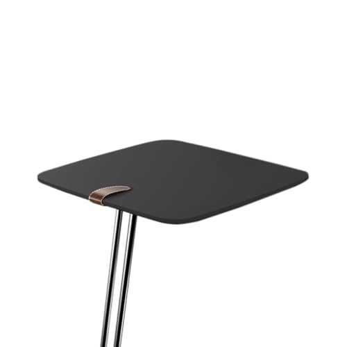 Mesa de Apoio Lateral Soft Aproximação Multiuso para Sofá Base Preta (Preta)