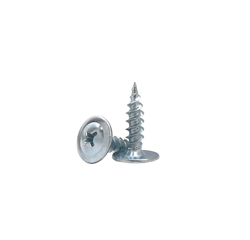 cSeao Tornillos para madera #8, 3/4 pulg., cabeza truss modificada Phillips, pack de 300 miniatura 1