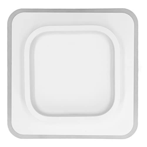 Pyltha Lámpara de Techo LED Cuadrada 20W, Luz Blanca Brillante para Salón y Dormitorio - Diseño Minimalista, Fácil Instalación y Ahorro Energético (Luz blanca)