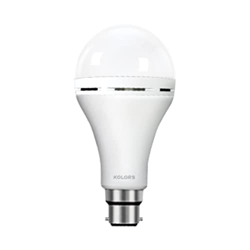 Image of KOLORS Rechargeable emergency Inverter LED bulb, B22, 10W, Cool day light Pack of 1