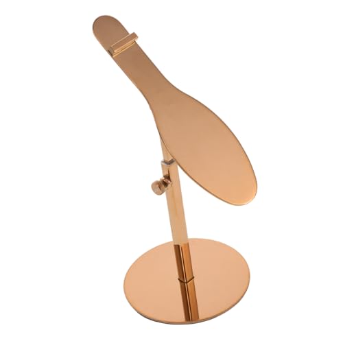 SOLUSTRE Stainless Steel Shoe Riser Stand Metal Display Rack Height Adjustable Shoe Holder for Home Store