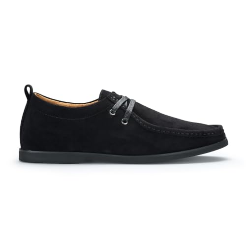 Image of Ferro Aldo Men's Dress Loafer Collection | Modern & Classic Slip-On Styles | Available in Suede, Woven, and Wholecut