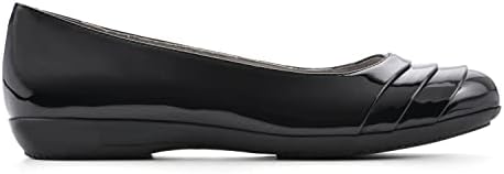 CLIFFS BY WHITE MOUNTAIN Women's Clara Flat, Black/Patent, 11 W | Image 1