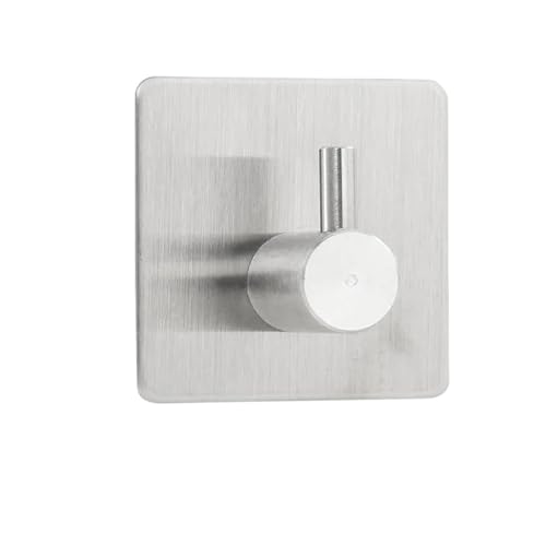 �݊����̂��郂�_����304�X�e�����X�X�`�[�����Ǌ|���t�b�N�A���@�\�L�b�`��/�R�[�g/�h�A�o�b�N���[�ɑΉ��B(Column hook-silver-single hook)