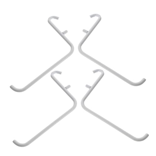 NAMOARLY Garage Storage Hooks 4 Pack Metal Paint Bracket Pegboard Hooks for Tools Office Kitchen