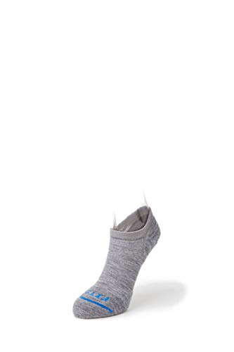 FITS Light Runner No Show Merino Wool Socks for Men and Women, Breathable, Lightweight, Athletic Sock, Whole Foot Comfort