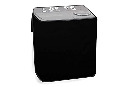 Image of The Furnishing Tree Washing Machine Cover Black Compatible for LG 6 KG Semi-Automatic Top Loading P6001RG