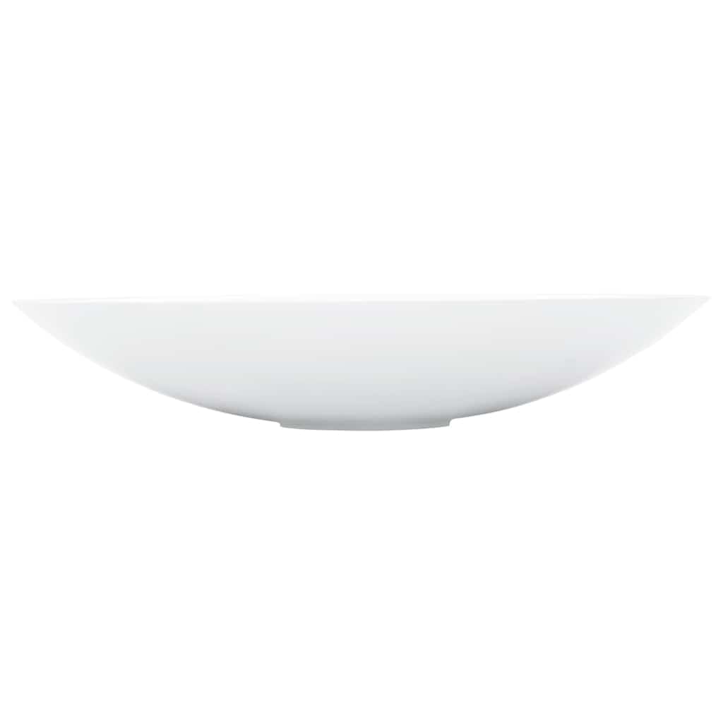 Lavabo in ghisa minerale, bianco, 59,3 x 35,1 x 10,7 cm, lavabo sospeso, WC degli ospiti, per ristrutturazione, ristrutturazione, ristrutturazione, bagno
